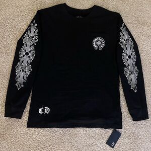 Black Chrome Hearts Los Angeles Long Sleeve